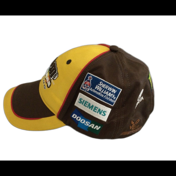 Chase Authentics Cap Hat Unisex Adjustable Yellow Kyle Busch Joe Gibbs Racing - Picture 5 of 8